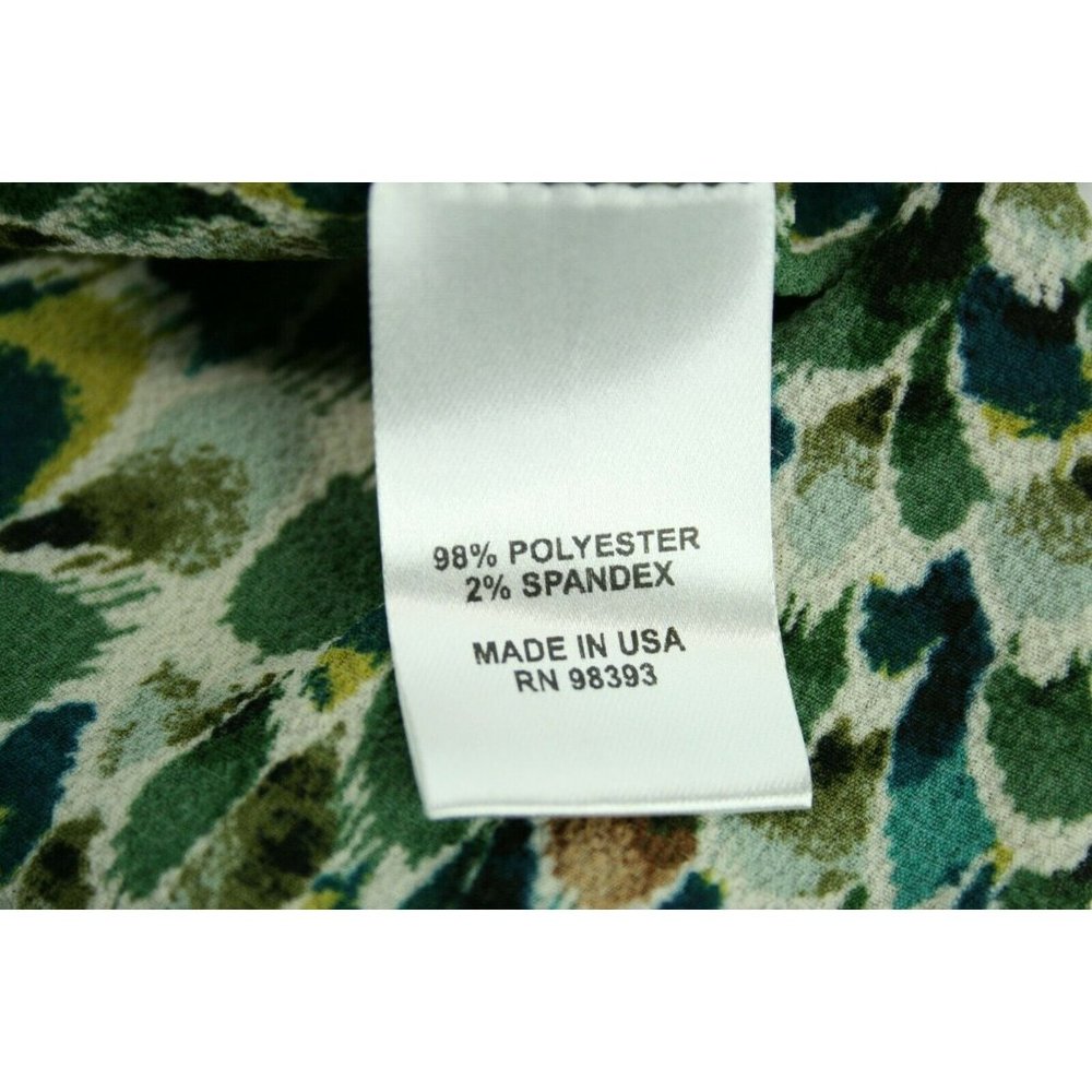 Vanessa Williams Blouse Womens Sz S Shirt Cold shoulder Flow Slv Asymmetrical - Picture 9 of 9